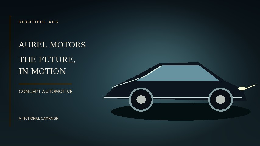 Motoring advert poster