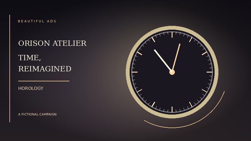 Watch advert poster